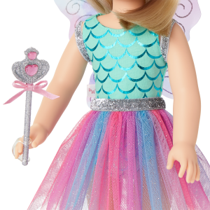 Colorful Butterfly Skirt & Wings Accessory Set for WellieWishers™ Dolls