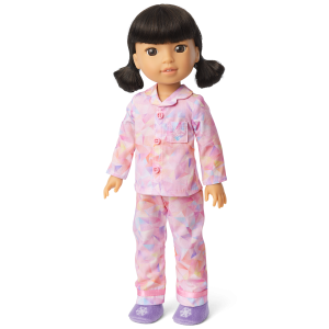 Gwynn’s™ Powder Pink Pajamas for 14.5-inch Dolls