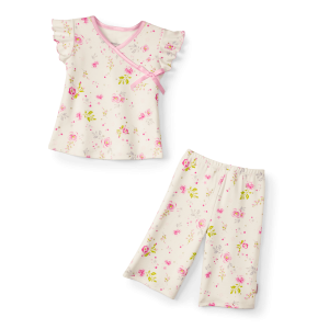 Beautiful Blooms Pajamas for Little Girls