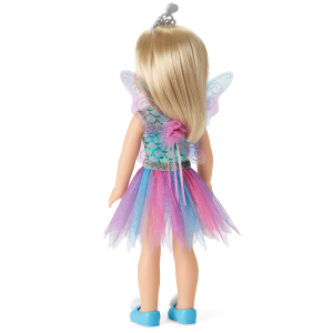Colorful Butterfly Skirt & Wings Accessory Set for WellieWishers™ Dolls