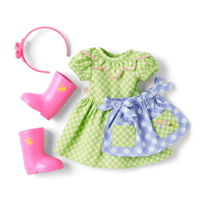 Cute as a Bug Gardening Outfit for WellieWishers™ Dolls