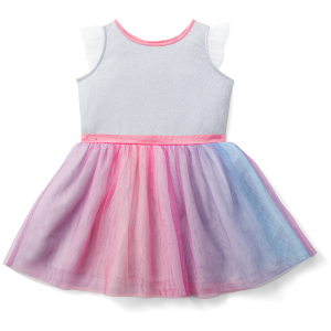 Colorful Butterfly Dress & Wings for Girls